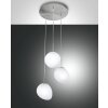 Fabas Luce Evo Pendelbelysning LED Nickel matt, 3-ljuskällor