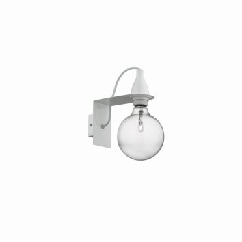 Ideallux MINIMAL Vägglampa Vit, 1-ljuskällor