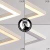 Cheka Taklampa LED Aluminium, 3-ljuskällor