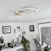 Malanje Taklampa LED Nickel matt, 2-ljuskällor