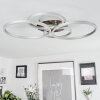 Globo Malanje Taklampa LED Nickel matt, 4-ljuskällor