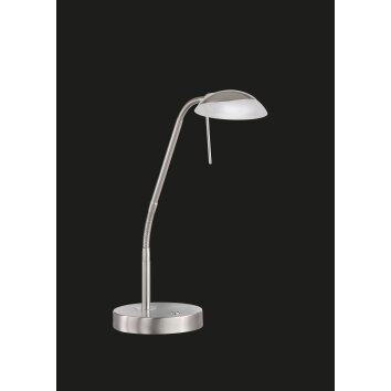 Honsel Lampor Pool Bordslampa LED Nickel matt, 1-ljuskällor, Rörelsedetektor