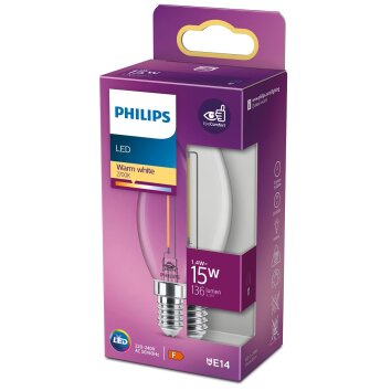 Philips Lampor E14 LED 1.4 Watt varmvit 136 Lumen