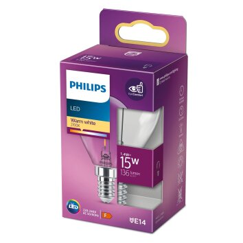 Philips Lampor E14 LED 1.4 Watt varmvit 136 Lumen