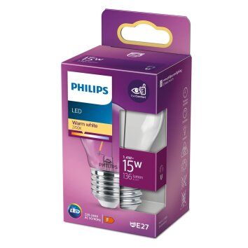 Philips Lampor E27 LED 1.4 Watt varmvit 136 Lumen