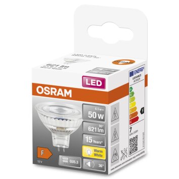 Osram GU5.3 50 Watt varmvit 620 Lumen