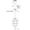 Steinhauer Minimalics Pendelbelysning Svart, 1-ljuskällor