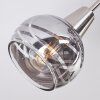 Warga Taklampa LED Nickel matt, 5-ljuskällor