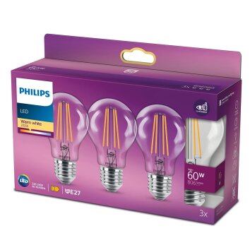 Philips Lampor E27 LED 7 Watt varmvit 806 Lumen