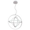 Globo KURUS Pendellampa LED Nickel matt, 1-ljuskällor