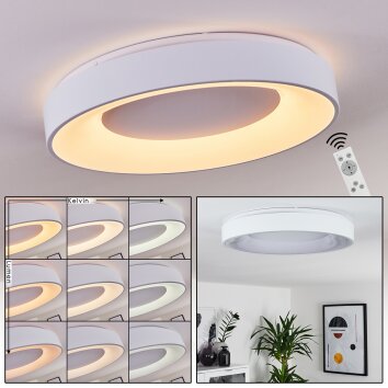 Casina Taklampa LED Vit, 1-ljuskällor, Fjärrkontroll