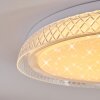 Feletto Taklampa LED Vit, 1-ljuskällor, Fjärrkontroll