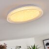 Feletto Taklampa LED Vit, 1-ljuskällor, Fjärrkontroll