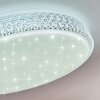 Suno Taklampa LED Genomskinlig, klar, Vit, 1-ljuskällor, Fjärrkontroll