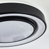 Grimacco Taklampa LED Svart, 1-ljuskällor, Färgväxlare