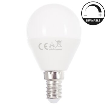 E14 6 Watt varmvit dimbar 470 Lumen