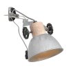 Steinhauer Gearwood Vägglampa Nickel matt, 1-ljuskällor