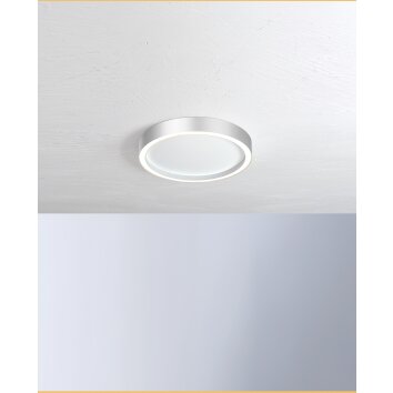 Bopp AURA Taklampa LED Silver, Vit, 1-ljuskällor