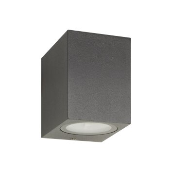 LCD 5034 vägglampa utomhus LED Svart, 1-ljuskällor