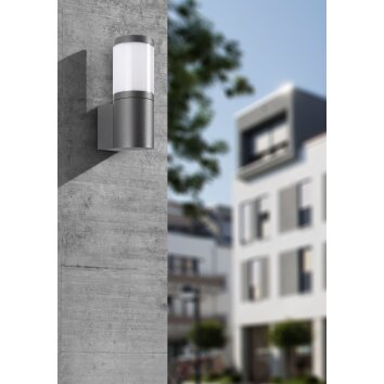 LCD 5058 vägglampa utomhus Svart, 1-ljuskällor