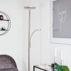 Wonsbek Golvlampa, strålkastare, Golvlampa LED Nickel matt, 2-ljuskällor