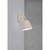 Nordlux FLEUR Vägglampa Beige, 1-ljuskällor