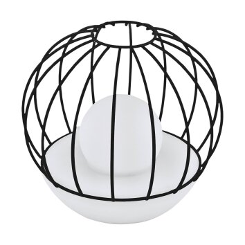 Eglo CIRCLE Solcellslampa, Bordslampa LED Svart, 2-ljuskällor