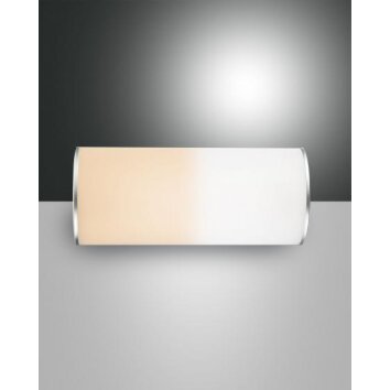 Fabas Luce Thalia Bordslampa LED Silver, Vit, 1-ljuskällor