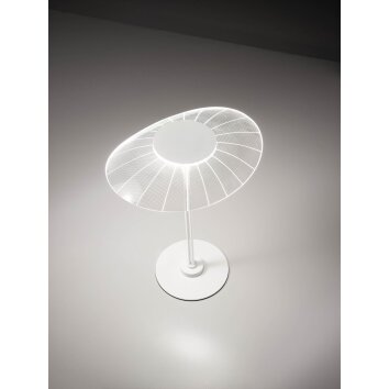 Fabas Luce Vela Bordslampa LED Vit, 1-ljuskällor