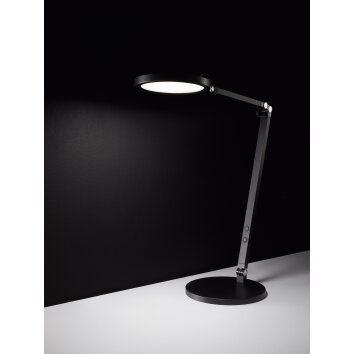 Fabas Luce Regina Bordslampa LED Svart, 1-ljuskällor