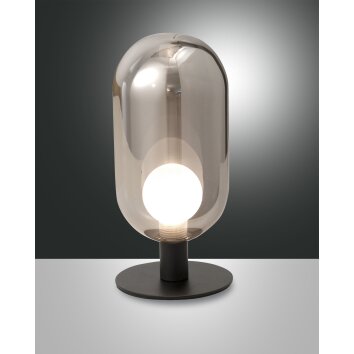 Fabas Luce Gubbio Bordslampa LED Svart, 1-ljuskällor