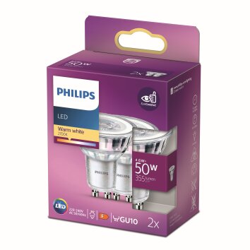 Philips Lampor GU10 LED 4.6 Watt varmvit 360 Lumen