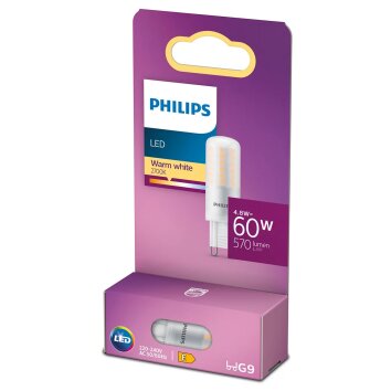 Philips Lampor G9 LED 4.8 Watt varmvit 570 Lumen