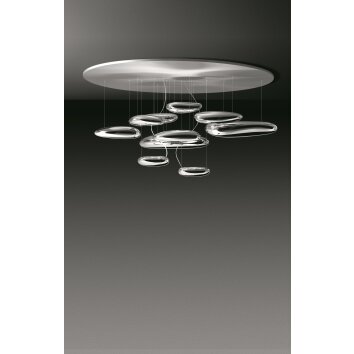 Artemide Mercury Taklampa LED Krom, 1-ljuskällor