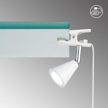 FHL easy Zirbel Skrivbordslampa LED Vit, 1-ljuskällor