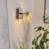 Desrue Vägglampa, Väggspotlight Krom, Silver, 1-ljuskällor