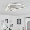 Sorte Taklampa LED Nickel matt, 1-ljuskällor