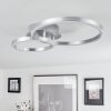 Sorte Taklampa LED Nickel matt, 1-ljuskällor