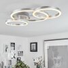 Sorte Taklampa LED Nickel matt, 1-ljuskällor