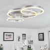 Sorte Taklampa LED Nickel matt, 1-ljuskällor