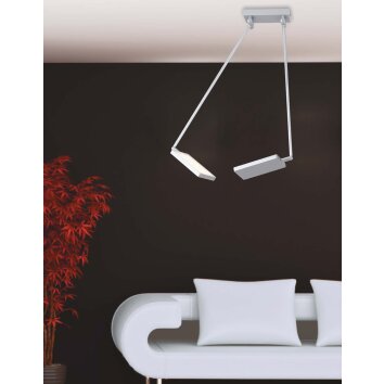 Luce Design Book Taklampa LED Silver, 2-ljuskällor