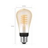 Philips Lampor E27 LED 7 Watt neutralvit dimbar 550 Lumen