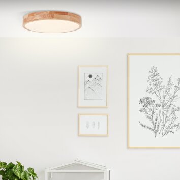 Brilliant Lampor Slimline Taklampa LED Vit, 1-ljuskällor