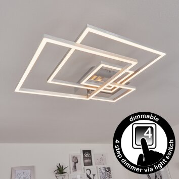 Buren Taklampa LED Nickel matt, 1-ljuskällor