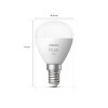 Philips Lampor E14 LED 5.7 Watt varmvit dimbar 470 Lumen