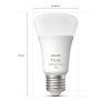 Philips Lampor E27 LED 9 Watt dagsljusvit dimbar 806 Lumen