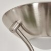 Rom strålkastare, Golvlampa LED Nickel matt, 2-ljuskällor