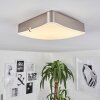 Hutton Taklampa LED Nickel matt, 1-ljuskällor