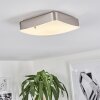 Hutton Taklampa LED Nickel matt, 1-ljuskällor