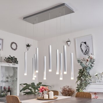 Freshwater Pendelbelysning LED Aluminium, 10-ljuskällor